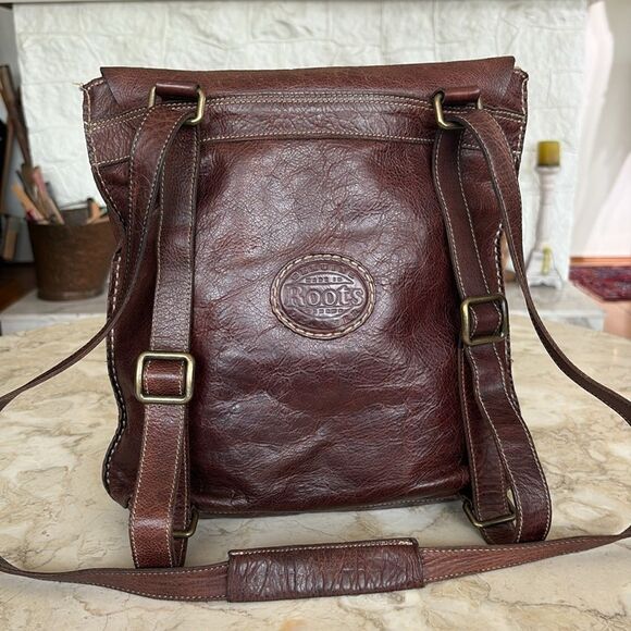 Vintage Roots Raider Leather Backpack / Crossbody - Picture 6 of 15